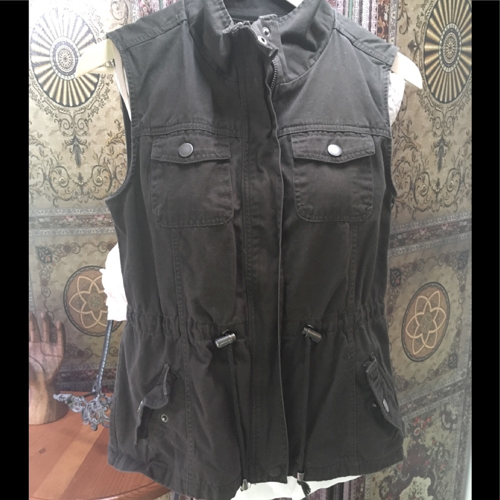 Ladies hiking outdoor canvas vest